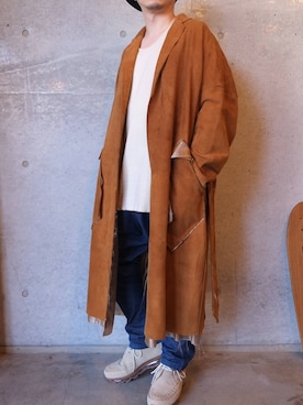 「sulvam」｜「アイテム（その他アウター）」を使った、石川学さん（メンズ・168cm）の夏コーディネート