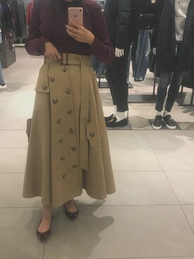 Sakiさん（レディース・161cm）の冬コーディネート