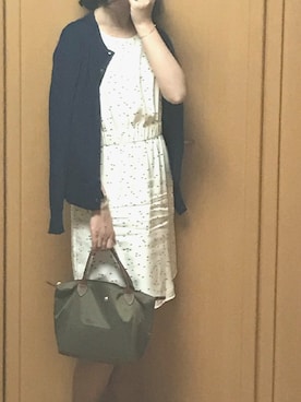 「theory（セオリー）のアイテム（ワンピース/ドレス）」を使った、YUさん（レディース・162cm）の秋コーディネート