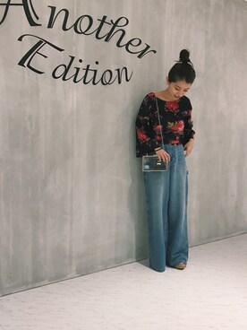 「Another Edition」｜「アイテム（サンダル）」を使った、yanさん（レディース・150cm）の春コーディネート