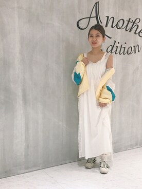 「Another Edition」｜「アイテム（その他アウター）」を使った、yanさん（レディース・150cm）の春コーディネート