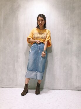 「Another Edition」｜「アイテム（ブーツ）」を使った、yanさん（レディース・150cm）の夏コーディネート