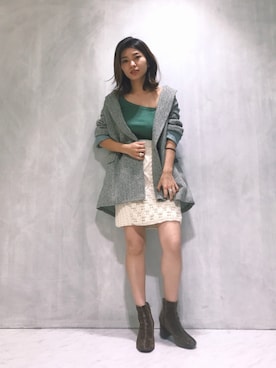 「Another Edition」｜「アイテム（ブーツ）」を使った、yanさん（レディース・150cm）の秋コーディネート