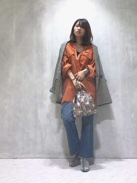 「Another Edition」｜「アイテム（ブーツ）」を使った、yanさん（レディース・150cm）の秋コーディネート