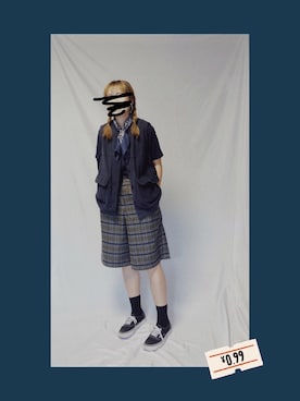 「休闲」｜「アイテム（その他アウター）」を使った、陳煮鵝さん（レディース・161cm）の冬コーディネート