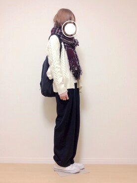 mi-ka*さん（レディース・163cm）の冬コーディネート