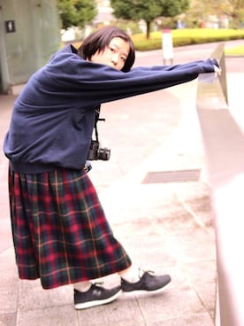 「Talbots（タルボット）のアイテム」を使った、りんさん（レディース・160cm）の秋コーディネート