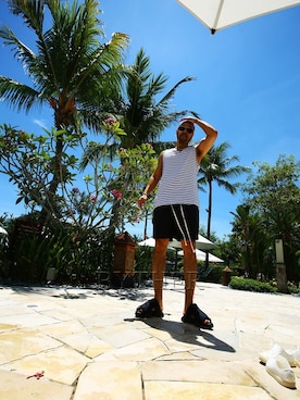 「ByTheR（バイザアール）のアイテム」を使った、BytheR_JPさん（メンズ・178cm）の春コーディネート