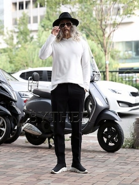 「ByTheR（バイザアール）のアイテム」を使った、BytheR_JPさん（メンズ・178cm）の夏コーディネート