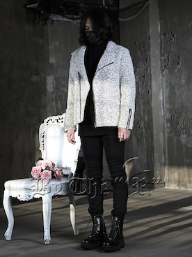 「ハイネックトップス」｜BytheR_JPさん（メンズ・175cm）の冬コーディネート