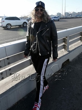 「ByTheR（バイザアール）のアイテム」を使った、BytheR_JPさん（メンズ・178cm）の冬コーディネート