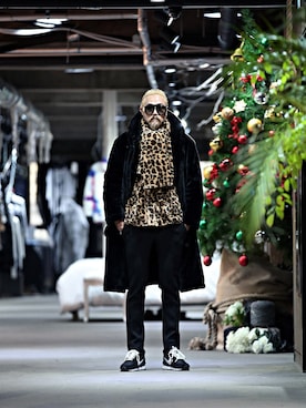 「アイテム（ダウンジャケット/コート）」を使った、BytheR_JPさん（メンズ・178cm）の冬コーディネート