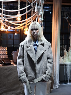 「ByTheR（バイザアール）のアイテム」を使った、BytheR_JPさん（レディース・165cm）の冬コーディネート