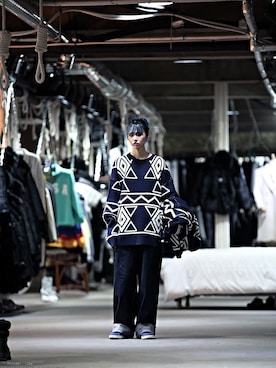 「ByTheR（バイザアール）のアイテム」を使った、BytheR_JPさん（レディース・165cm）の冬コーディネート