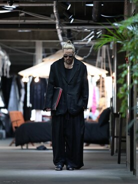 「pants」｜「アイテム（ジャケット/アウター）」を使った、BytheR_JPさん（メンズ・178cm）の春コーディネート