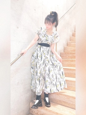 「青山店」｜めーくんまま。さん（レディース・163cm）の冬コーディネート