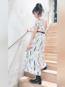 「青山店」｜めーくんまま。さん（レディース・163cm）の冬コーディネート