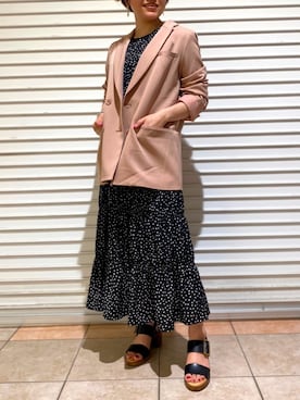 「BIANCA（ビアンカ）のアイテム」を使った、しまだ　りほさん（レディース・155cm）の春コーディネート