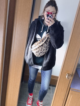 riiiie⭐️さん（レディース・163cm）の冬コーディネート