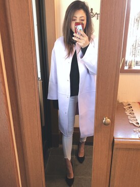 「Miminy Piminy（ミミニー ピミニー）のアイテム（シューズ）」を使った、riiiie⭐️さん（レディース・163cm）の冬コーディネート