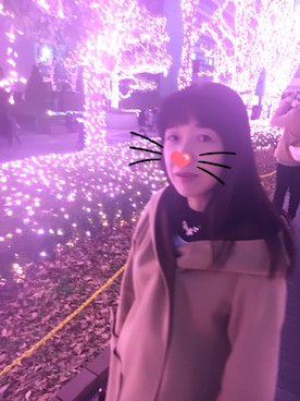 「STRAWBERRY-FIELDS（ストロベリーフィールズ）のアイテム（ジャケット/アウター）」を使った、えいとまさん（レディース・156cm）の冬コーディネート