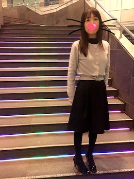 「L'EST ROSE（レストローズ）のアイテム（トップス）」を使った、えいとまさん（レディース・156cm）の冬コーディネート