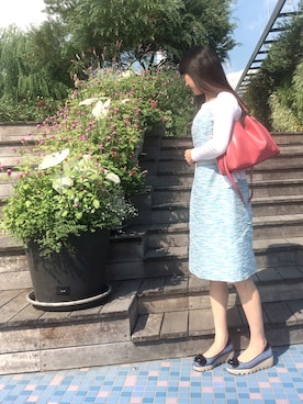 「TOCCA BEAUTY（トッカビューティー）のアイテム」を使った、えいとまさん（レディース・156cm）の秋コーディネート