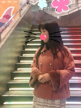 「STRAWBERRY-FIELDS（ストロベリーフィールズ）のアイテム（ジャケット/アウター）」を使った、えいとまさん（レディース・156cm）の秋コーディネート