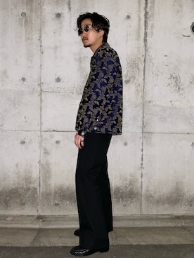 「YSTRDY's TMRRW（イエスタデイズトゥモロー）のアイテム（トップス）」を使った、KOHEIさん（メンズ・173cm）の春コーディネート