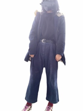 「Doublefocus（ダブルフォーカス）のアイテム（ジャケット/アウター）」を使った、ちゃちゃむちさん（レディース・161cm）の冬コーディネート