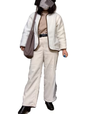「2021年」｜「アイテム（ブルゾン）」を使った、ちゃちゃむちさん（レディース・161cm）の冬コーディネート