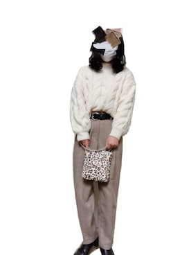 ちゃちゃむちさん（レディース・161cm）の冬コーディネート