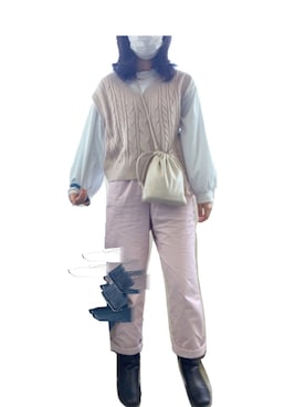 ちゃちゃむちさん（レディース・161cm）の春コーディネート