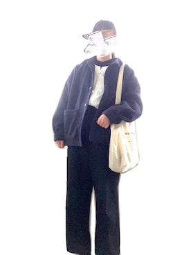 「チャイナシャツ」｜「アイテム（その他アウター）」を使った、ちゃちゃむちさん（レディース・161cm）の春コーディネート