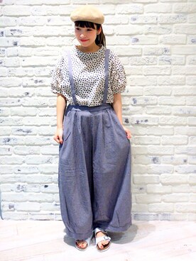 こうのりなさん(レディース・154cm)の春コーディネート