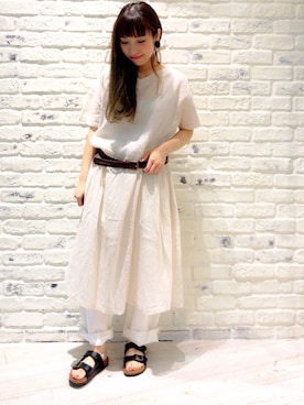 こうのりなさん（レディース・154cm）の夏コーディネート