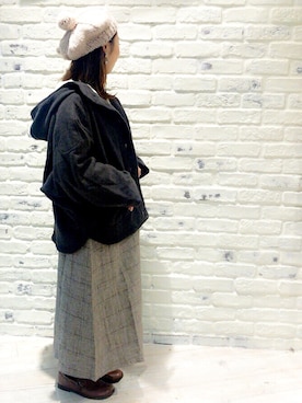 こうのりなさん（レディース・154cm）の秋コーディネート