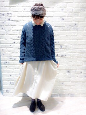 こうのりなさん（レディース・154cm）の秋コーディネート