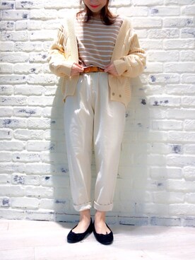 こうのりなさん(レディース・154cm)の冬コーディネート