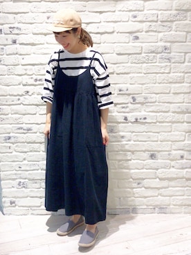 こうのりなさん（レディース・154cm）の春コーディネート