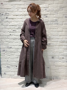 こうのりなさん（レディース・154cm）の秋コーディネート