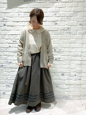 こうのりなさん(レディース・154cm)の秋コーディネート