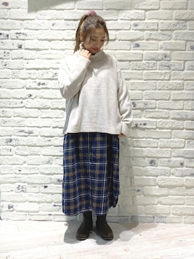 こうのりなさん（レディース・154cm）の秋コーディネート