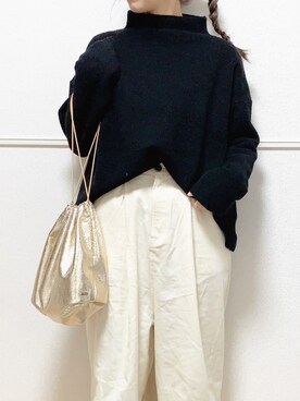 こうのりなさん（レディース・154cm）の秋コーディネート