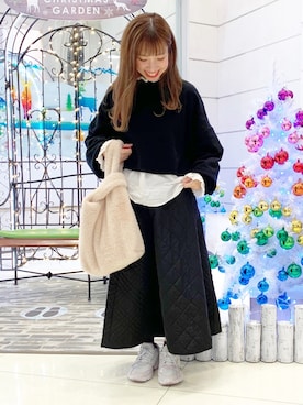 こうのりなさん（レディース・154cm）の冬コーディネート