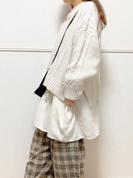 こうのりなさん（レディース・154cm）の冬コーディネート