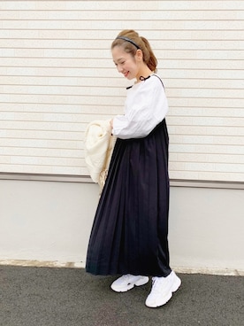 こうのりなさん（レディース・154cm）の春コーディネート