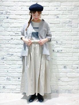 こうのりなさん（レディース・154cm）の夏コーディネート