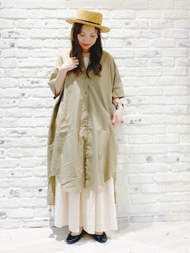 こうのりなさん(レディース・154cm)の夏コーディネート