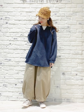 こうのりなさん（レディース・154cm）の春コーディネート